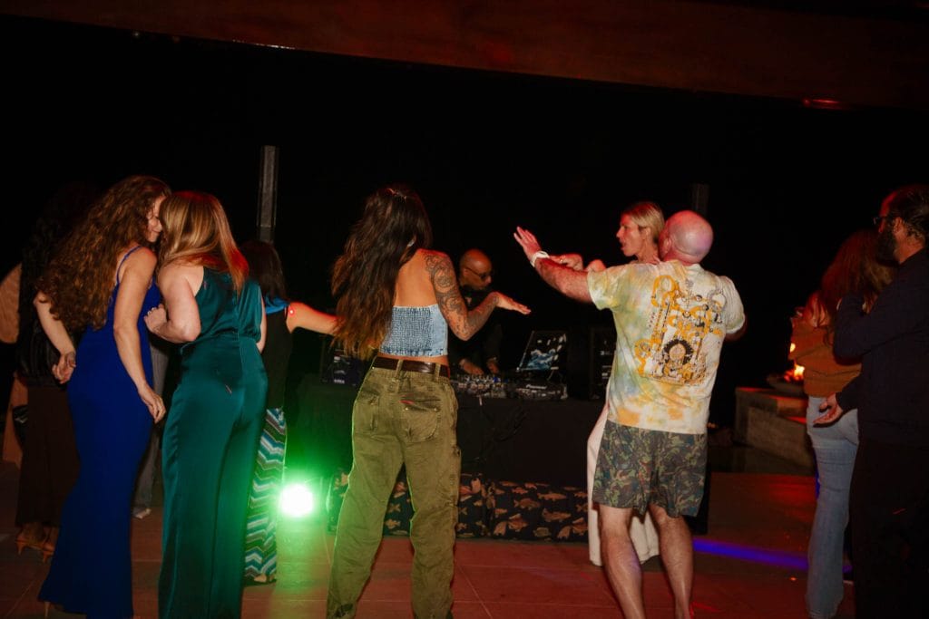 People dancing at a party