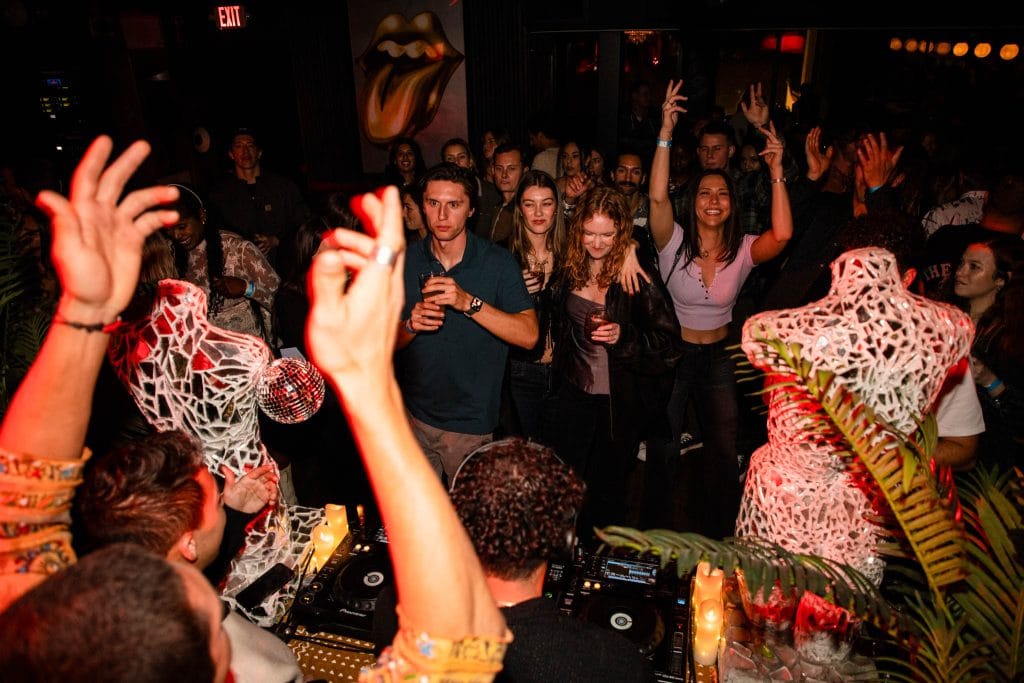 People dancing at a party